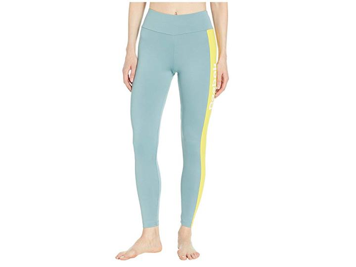 Reebok Classics Vector Performance Leggings (teal Fog) Women's Casual Pants