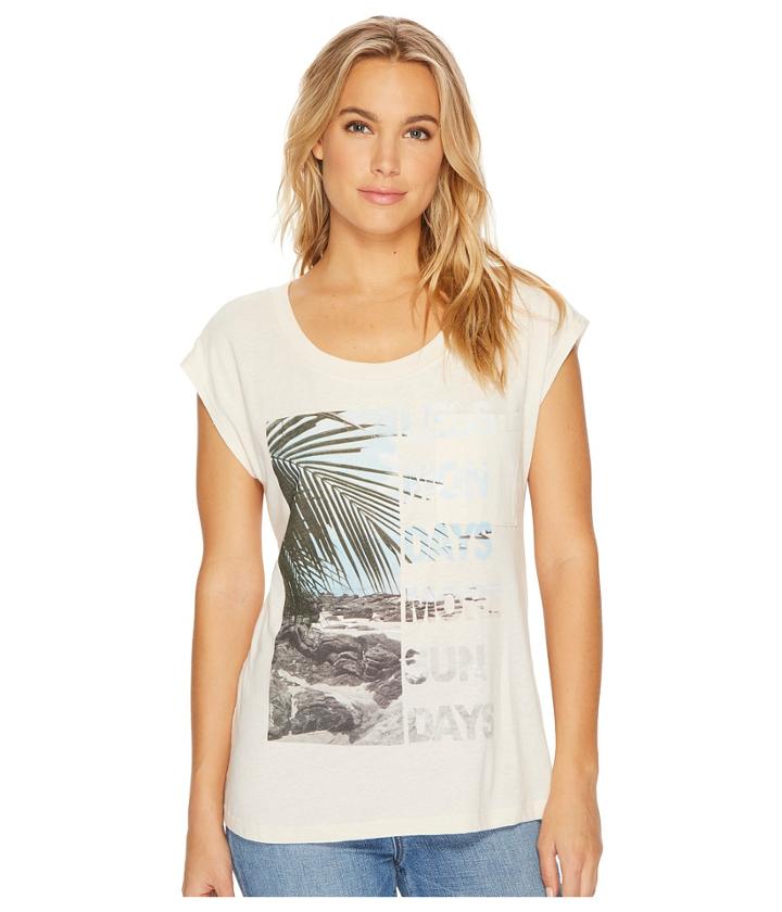 O'neill More Sundays Tee (oatmeal Heather) Women's T Shirt