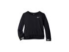 Nike Kids Dry Studio Pullover (little Kids/big Kids) (black/black/white) Girl's Clothing