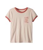Lucky Brand Kids Jocelyn Tee (big Kids) (peach Blush) Girl's T Shirt