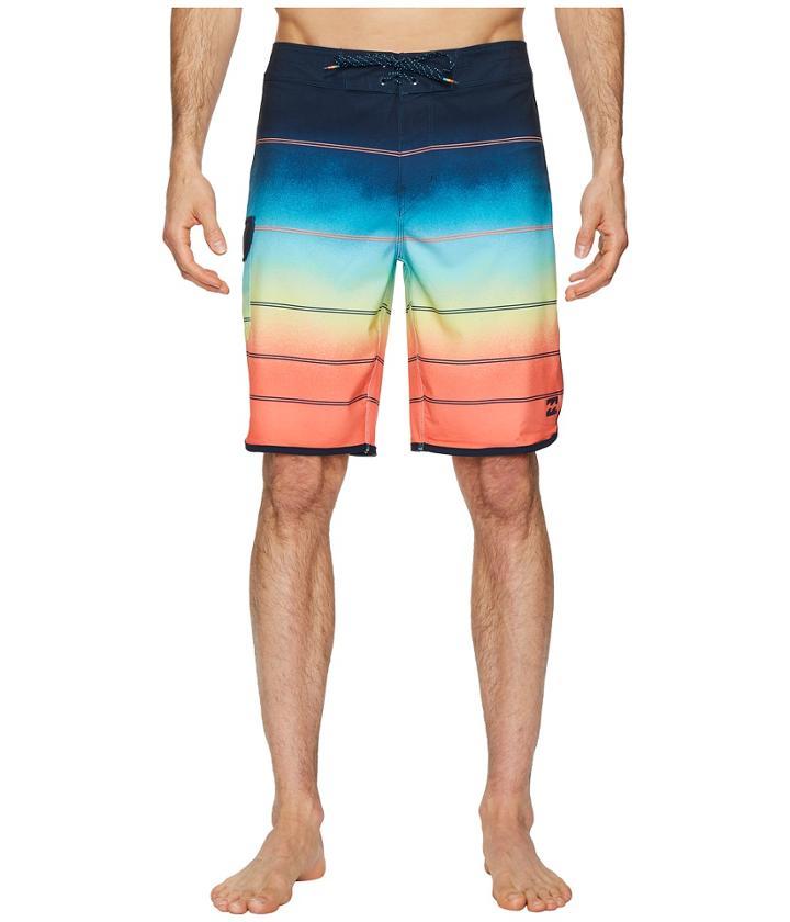 Billabong 73 X Stripe Boardshorts (orange) Men's Swimwear
