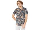 Billabong Sundays Floral Short Sleeve Woven (navy) Men's Clothing