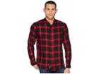 Publish Antoine Long Sleeve Button Up (red) Men's Clothing