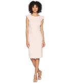 Taylor Cap Sleeve Solid Sheath Dress (blush) Women's Dress