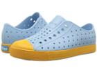 Native Kids Shoes Jefferson (little Kid/big Kid) (sky Blue/beanie Yellow) Kid's Shoes
