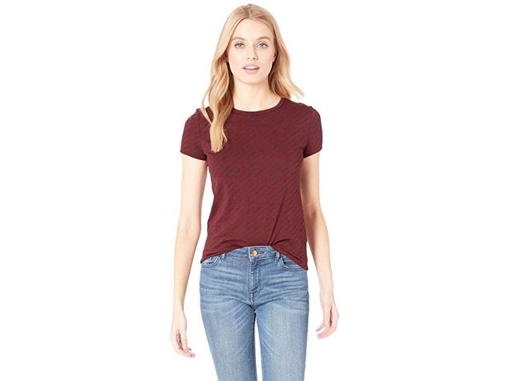 Juicy Couture Juicy Repeat Logo Graphic Tee (in Juicy We Trust) Women's Clothing