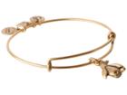 Alex And Ani Penguin Charm Bangle (rafaelian Gold Finish) Bracelet