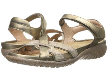 Naot Mataka (brass Leather/beige Snake Leather/brass Leather) Women's  Shoes