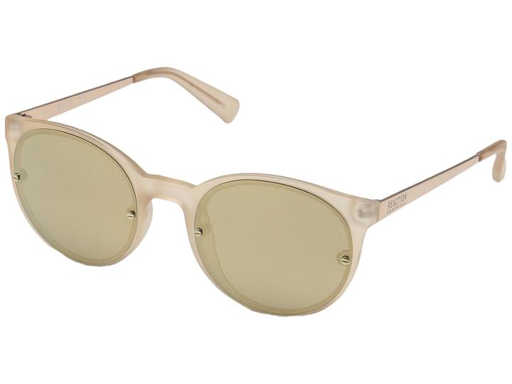 Kenneth Cole Reaction Kc2788 (matte Beige/brown Mirror) Fashion Sunglasses