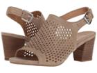Franco Sarto Monaco 2 (satin Taupe Diva Suede) High Heels