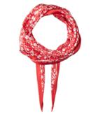 Lauren Ralph Lauren Silvia Silk Diamond Shape Scarf (red) Scarves