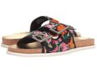 Free People Bali Footbed (black Combo) Women's Shoes