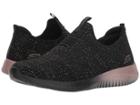 Skechers Ultra Flex-metamorph (black/rose Gold) Women's Shoes