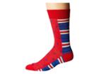 Etro Stripe And Polka Dot Socks (red) Men's Crew Cut Socks Shoes