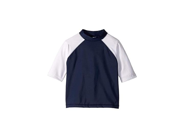 Janie And Jack Short Sleeve Rashguard (toddler/little Kids/big Kids) (multi 2) Boy's Swimwear