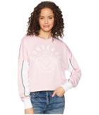 Converse Street Sport Cropped Crew (cherry Blossom) Women's Clothing