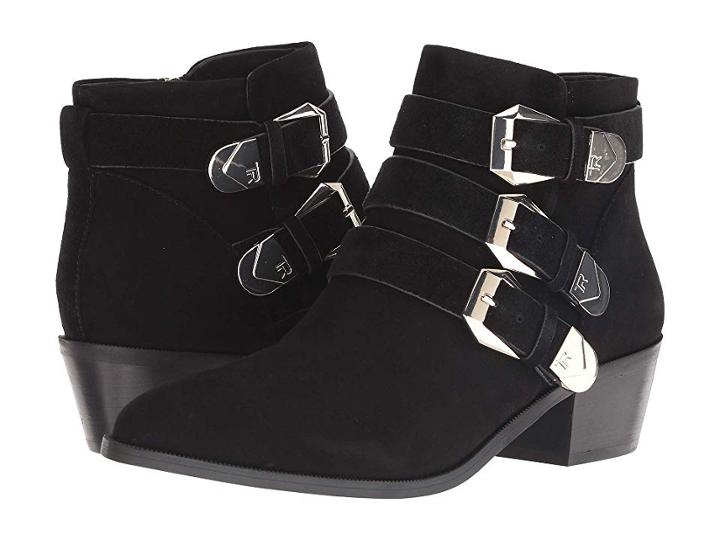 Taryn Rose Samantha (black Suede) Women's Shoes