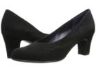 Vaneli Teri (black Suede) Women's 1-2 Inch Heel Shoes