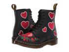 Dr. Martens 1460 Pascal Hearts Core Applique (black/dms Red) Women's Boots