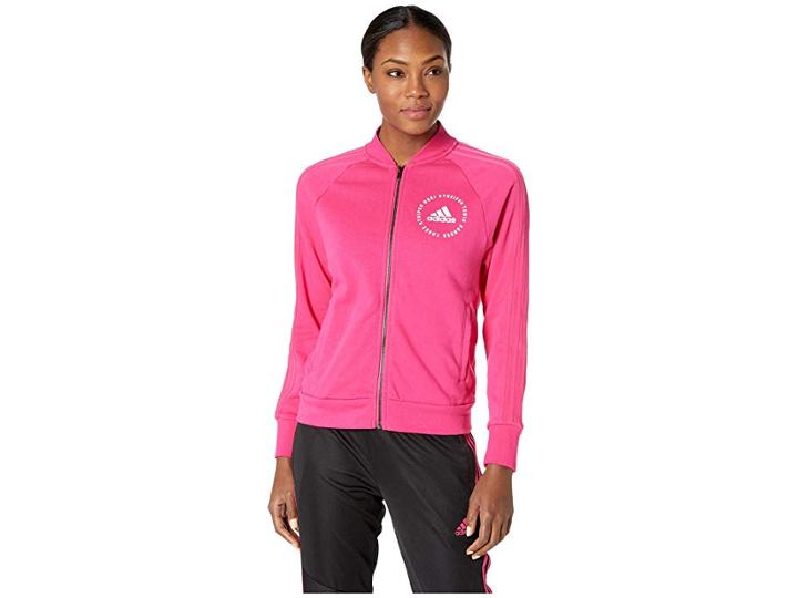 Adidas Sport Id Bomber (real Magenta) Women's Coat