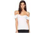 Bebe Layla Rainbow Cold Shoulder (white) Women's Clothing