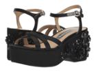Marc Jacobs Callie Embellished Wedge Sandal (black) Women's Shoes