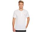 Lacoste Short Sleeve Henley Jersey Pima Tee (white) Men's T Shirt