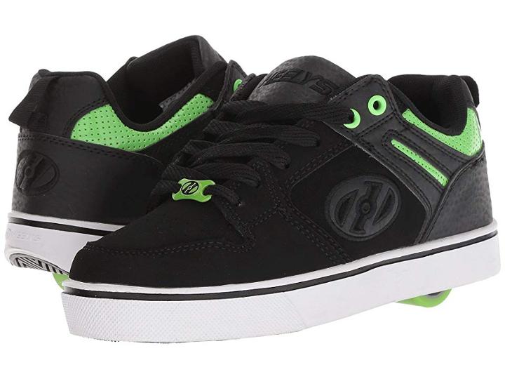 Heelys Motion 2.0 (little Kid/big Kid/adult) (black/bright Green) Boys Shoes