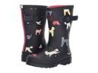 Joules Kids Printed Welly Rain Boot (toddler/little Kid/big Kid) (navy Sunday Best Dog) Girls Shoes