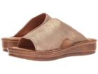 Seychelles Ultimately (champagne Metallic Suede) Women's Slide Shoes
