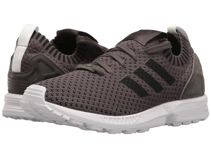 Adidas Originals Zx Flux Primeknit (utility Grey/utility Grey/footwear White) Women's Running Shoes