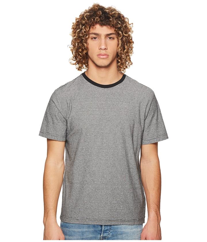Rvca Theodore Short Sleeve Tee (black) Men's Short Sleeve Pullover