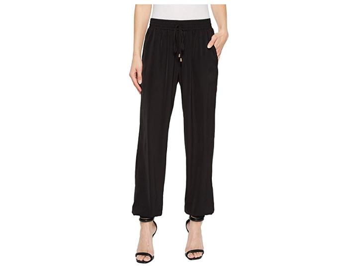 American Rose Sadie Drawstring Jogger Pants (black) Women's Casual Pants