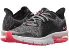 Nike Kids Air Max Sequent 3 (big Kid) (black/racer Pink/anthracite/cool Grey) Girls Shoes