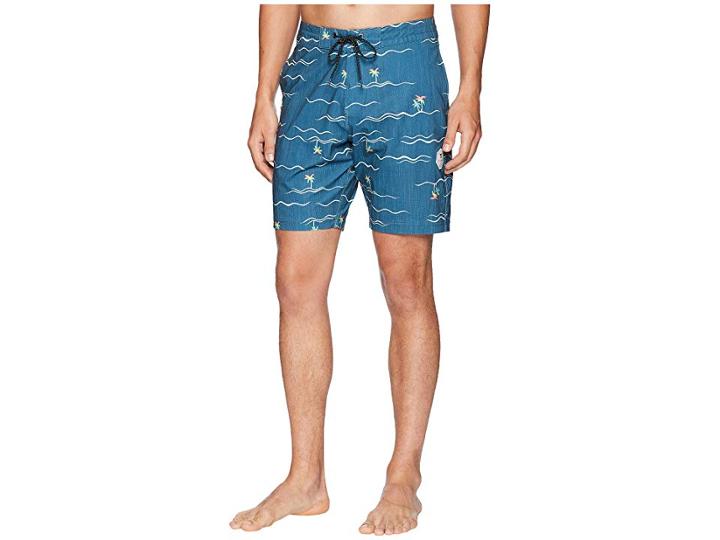 Vissla Palmere Four-way Stretch Boardshorts 18.5 (deep Water) Men's Swimwear