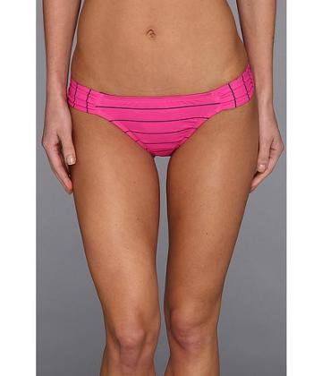 Carve Designs Cardiff Bikini Bottom (raspberry Beach) Women's Swimwear