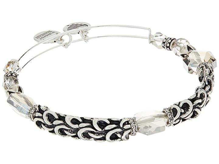 Alex And Ani Chanted Winter Solace (rafaelian Silver) Bracelet