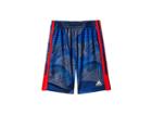 Adidas Kids Amplified Net Shorts (toddler/little Kids) (blue) Boy's Shorts