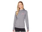 The North Face Fave Lite Lfc Full Zip (tnf Medium Grey Heather/atomic Pink) Women's Coat