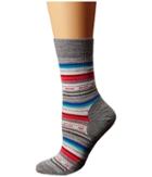 Smartwool Margarita (light Gray Heather) Women's Crew Cut Socks Shoes