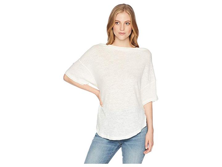 Free People She's So Cool Tee (ivory) Women's T Shirt