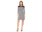 Michael Michael Kors Mini Tweed Lace Dress (black/white) Women's Dress
