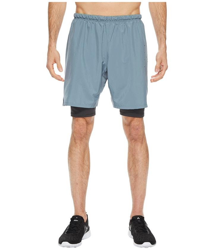 Reebok One Series Running 2-in-1 Shorts (stonewash) Men's Shorts