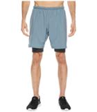 Reebok One Series Running 2-in-1 Shorts (stonewash) Men's Shorts