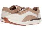Clarks Un Cruise Lace (white Leather/sand Nubuck Combi) Women's Lace Up Casual Shoes