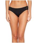 Becca By Rebecca Virtue Siren American Fit Pant Bottoms (black) Women's Swimwear