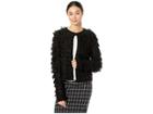 Bb Dakota Moves Like Jagger Looped Yarn Cardigan (black) Women's Sweater