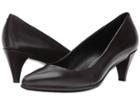 Ecco Shape 45 Sleek Pump (coffee Calf Leather) Women's 1-2 Inch Heel Shoes
