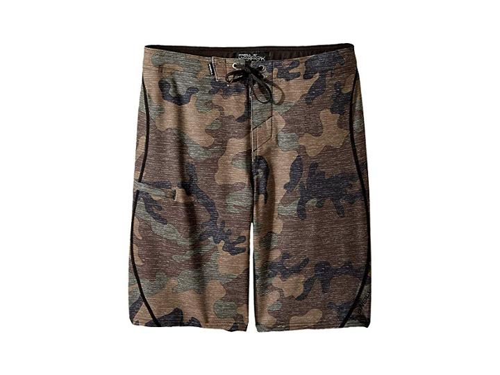 O'neill Kids Hyperfreak S-seam Superfreak Boardshorts (big Kids) (camo) Boy's Swimwear