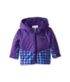 Columbia Kids Steens Mt Overlay Hoodie (infant) (hyper Purple Houndstooth/hyper Purple) Kid's Sweatshirt